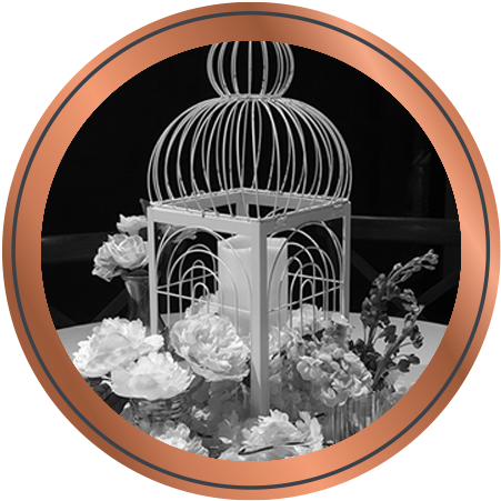 Candle in a birdcage